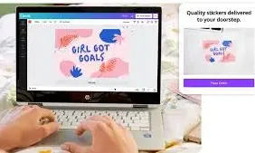 تعرف على طريقة عمل استكرات بالكمبيوتر ؟